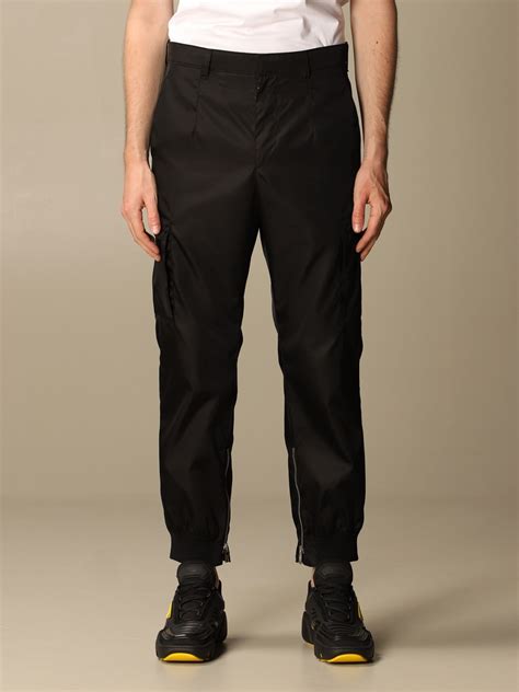 prada track pants 2018|prada cargo pants men.